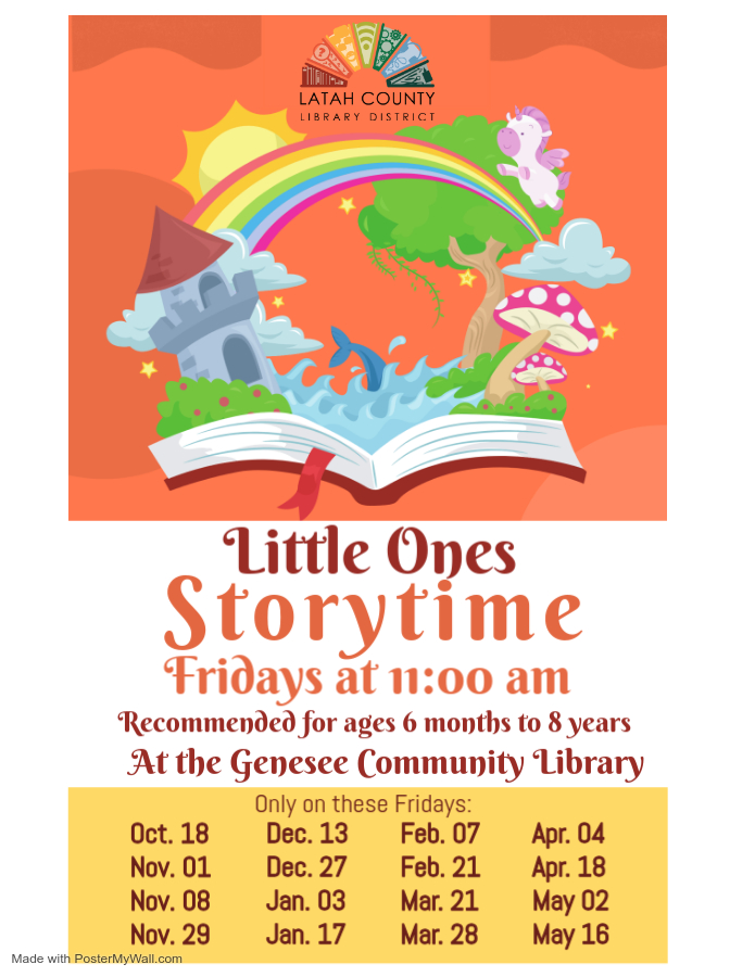 Genesee Storytime Flyer