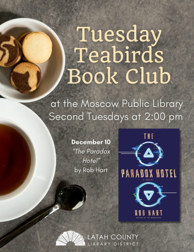 Tuesday Teabirds Book Club Tuesday December 10 at 2 pm